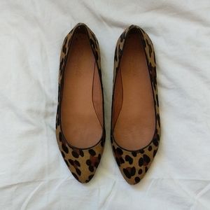 Madewell Calf Hair Flats, 7.5